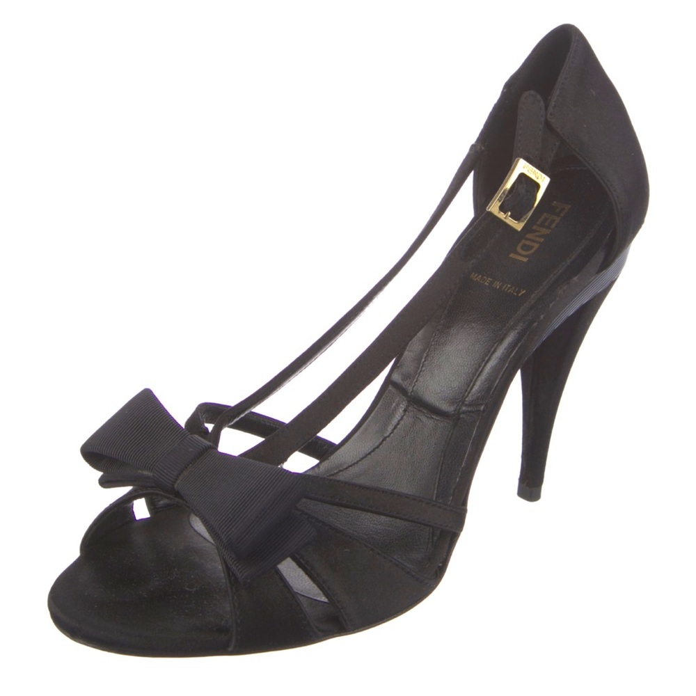 Fendi satin sandals